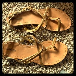Gold sandal